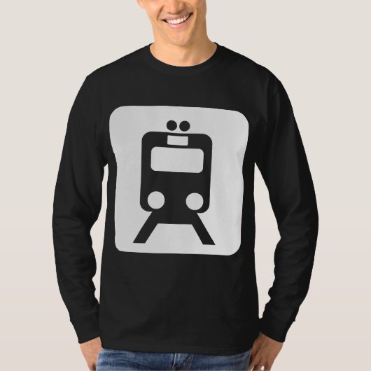 列車標識 – 白 Tシャツ (正面)