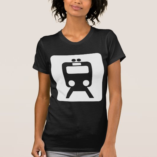 列車標識 – 白 Tシャツ (正面)
