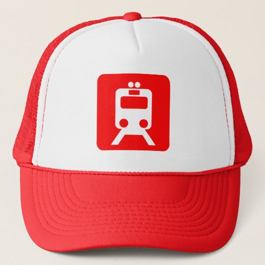 列車標識 – 赤 キャップ (正面)