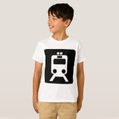 列車標識 – 黒 Tシャツ (正面フル)