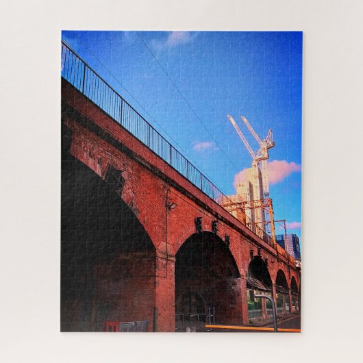 列車橋 ジグソーパズル (縦)