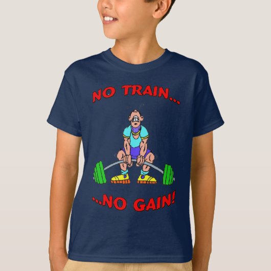 列車無し利益無し! Tシャツ (正面)