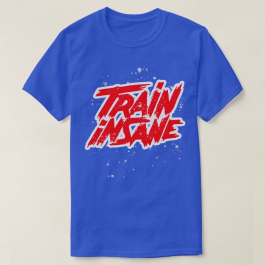 列車狂フィットネス動機トレーニング Tシャツ (デザイン正面)