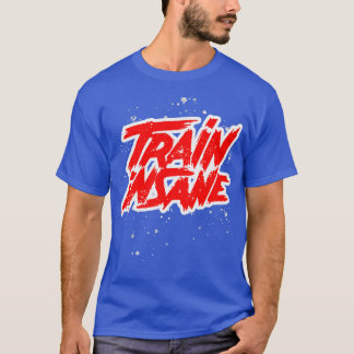 列車狂フィットネス動機トレーニング Tシャツ