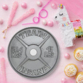 列車狂(バーベルプレート)トレーニング やる気を起こさせる ペーパープレート (パーティー)