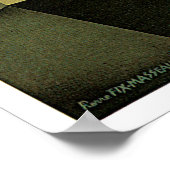 列車精度ETAT鉄道ヴィンテージ ポスター (角)