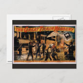 列車素晴らし強盗ヴィンテージ劇場 ポストカード (正面/裏面)