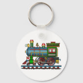 列車蒸気エンジンChoo Choo Key Chains キーホルダー (正面)