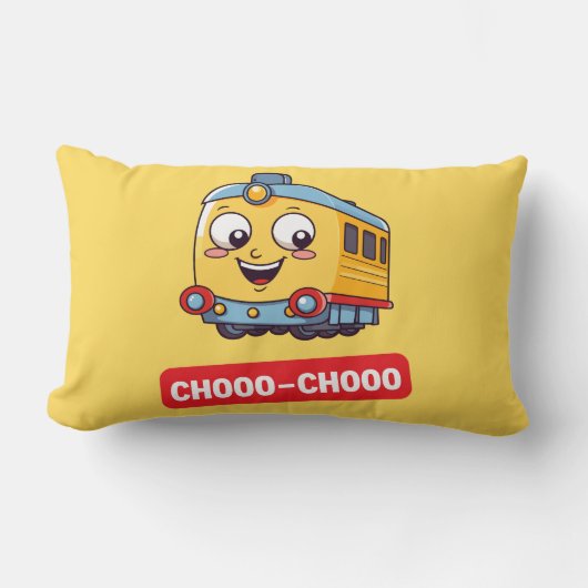 列車装飾用クッション ランバークッション (正面)