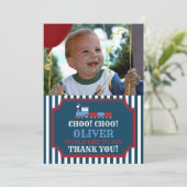 列車誕生日サンキューカード サンキューカード (スタンド正面)