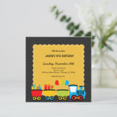 列車誕生日テーマ 招待状 (スタンド正面)