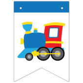 列車誕生日バンティングバナー バンティングフラッグ (第1の旗)