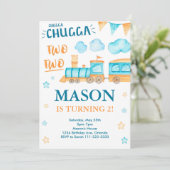 列車誕生日招待状チュガチャガツーリング 招待状 (スタンド正面)