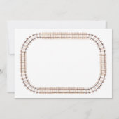 列車誕生日招待状ボーイ中賀町パーティー 招待状 (裏面)