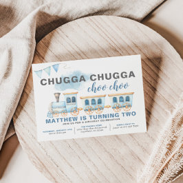 列車誕生日招待状ボーイ輸送 招待状