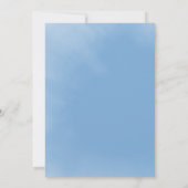 列車誕生日招待状列車パーティー招待状Chugg 招待状 (裏面)