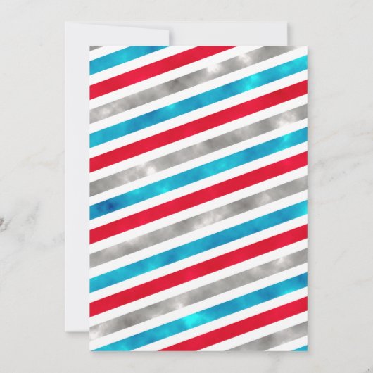 列車誕生日招待状列車招待状 招待状 (裏面)