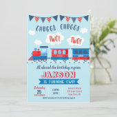 列車誕生日招待状 招待状 (スタンド正面)