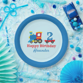 列車誕生日 ペーパープレート
