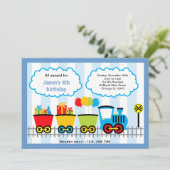 列車誕生日 招待状 (スタンド正面)