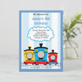 列車誕生日 招待状 (スタンド正面)