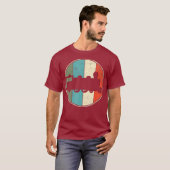 列車鉄道レトロヴィンテージ Tシャツ (正面フル)