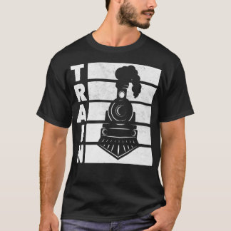 列車鉄道鉄道の列車のスポッター列車の恋人 Tシャツ