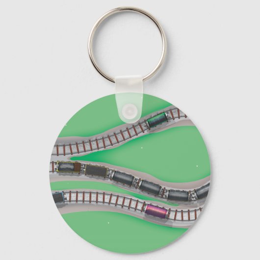 列車集合 キーホルダー (正面)