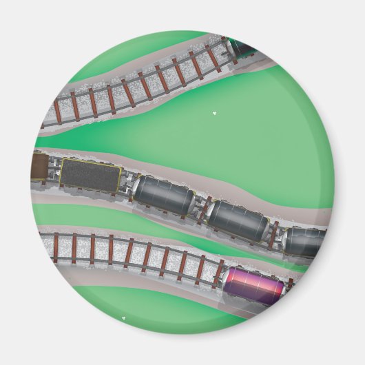 列車集合 マグネット (正面)