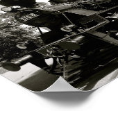 列車離れの駅 ポスター (角)