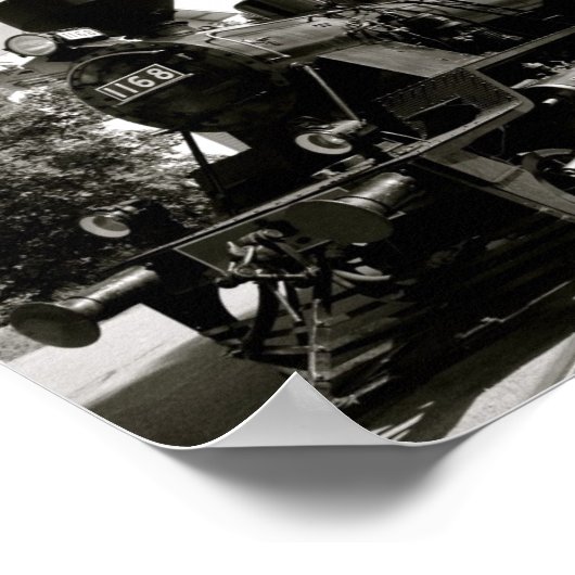 列車離れの駅 ポスター (角)