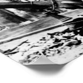 列車難破船モンパルナス， 1895年10月22日 ポスター (角)