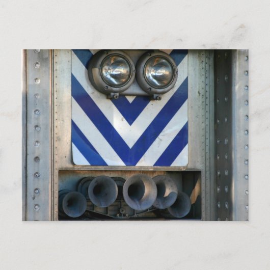 列車顔 ポストカード (正面)