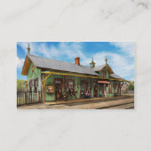 列車駅 - ギャリソン駅 1880 名刺 (裏面)