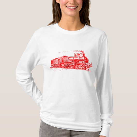 列車03 – 赤 Tシャツ (正面)