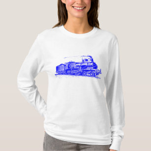 列車03 – 青 Tシャツ