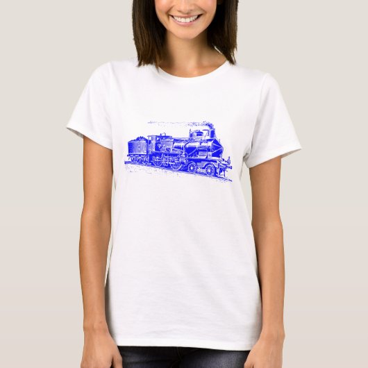 列車03 – 青 Tシャツ (正面)