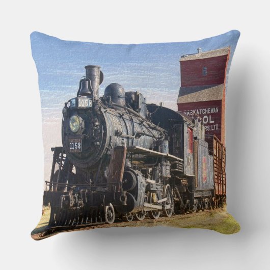 列車1の枕 クッション (裏面)