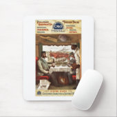 列車1894年のプルマン式車両の食堂車 マウスパッド (マウス)