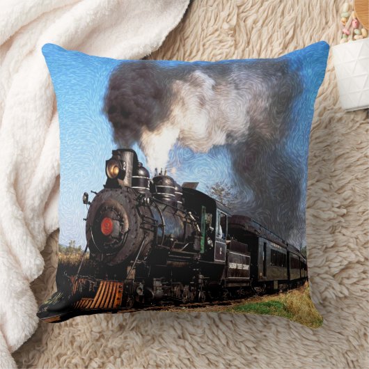 列車2の枕 クッション (ブランケット)