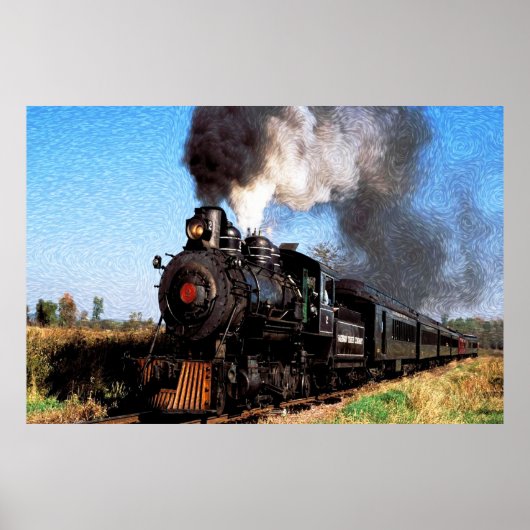 列車2プリント ポスター (正面)