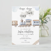 列車2ndバースデーチャガツーボーイズボーイ招待状 招待状 (スタンド正面)