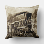 列車31-32のイメージの選択枕 クッション (裏面)