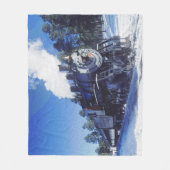 列車3 フリースブランケット (正面)