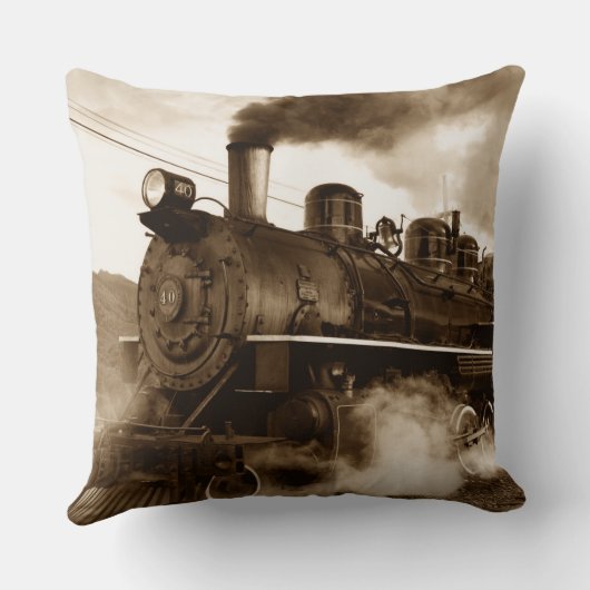 列車4の枕 クッション (裏面)