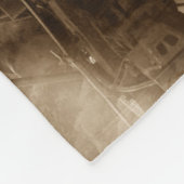 列車4 フリースブランケット (角)