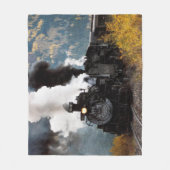 列車5 フリースブランケット (正面)