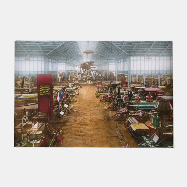 列車 – その新しい列車の匂い1876 ドアマット (正面)