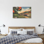 列車 – オレンジブロッサムスペシャル キャンバスプリント (インサイチュ (寝室))