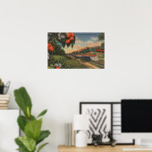 列車 – オレンジブロッサムスペシャル ポスター (ホームオフィス)